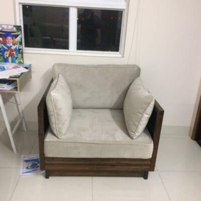 Sofa Gỗ Bọc Nỉ