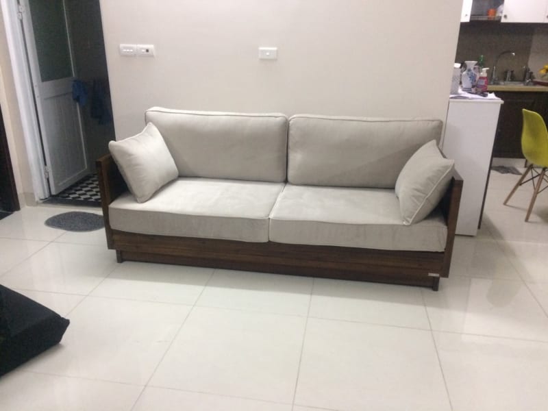 Sofa Gỗ Nỉ