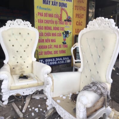Ghế Sofa Tân Cổ Điển Bọc Nệm