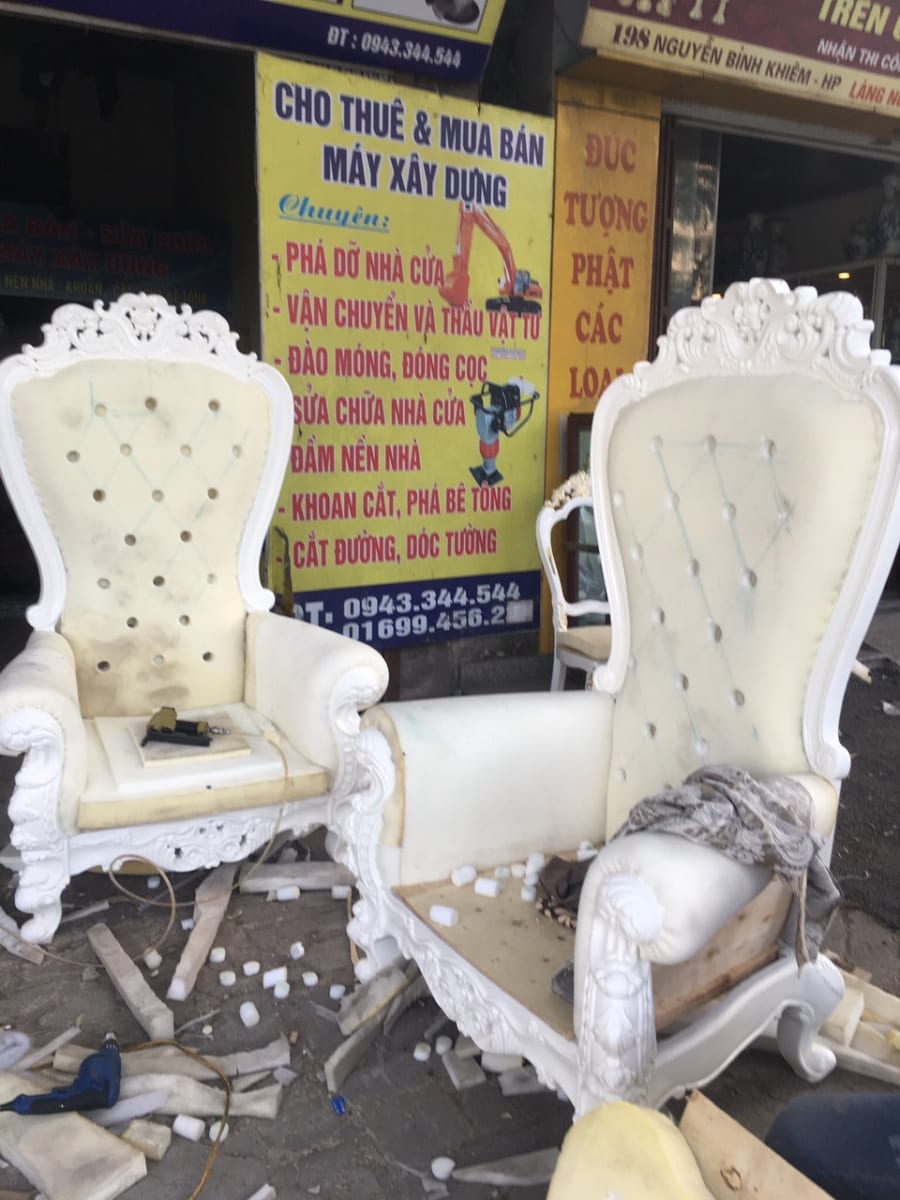 Ghế Sofa Tân Cổ Điển Bọc Nệm